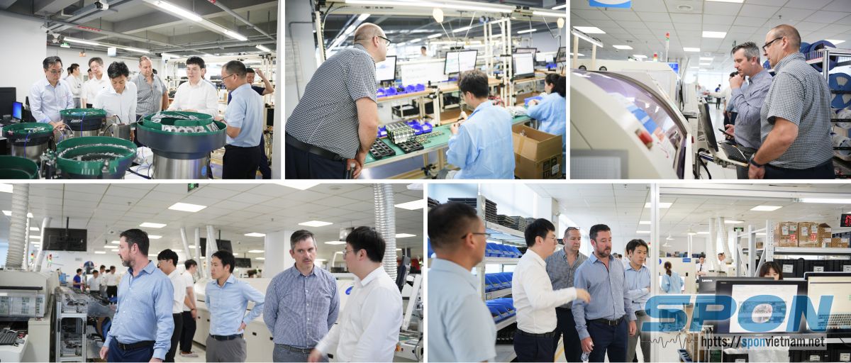 TOA đã tham quan phòng trưng bày, dây chuyền sản xuất và trung tâm R&D của SPON - Ảnh 2