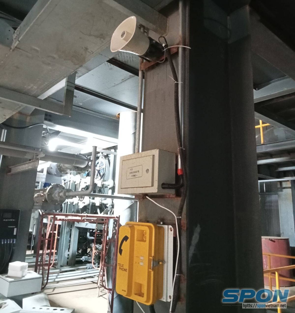 Loa và intercom SPON trong công nghiệp