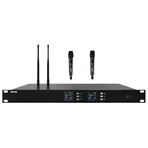 Bộ 2 Micro không dây UHF cầm tay SPON LCS-2340A