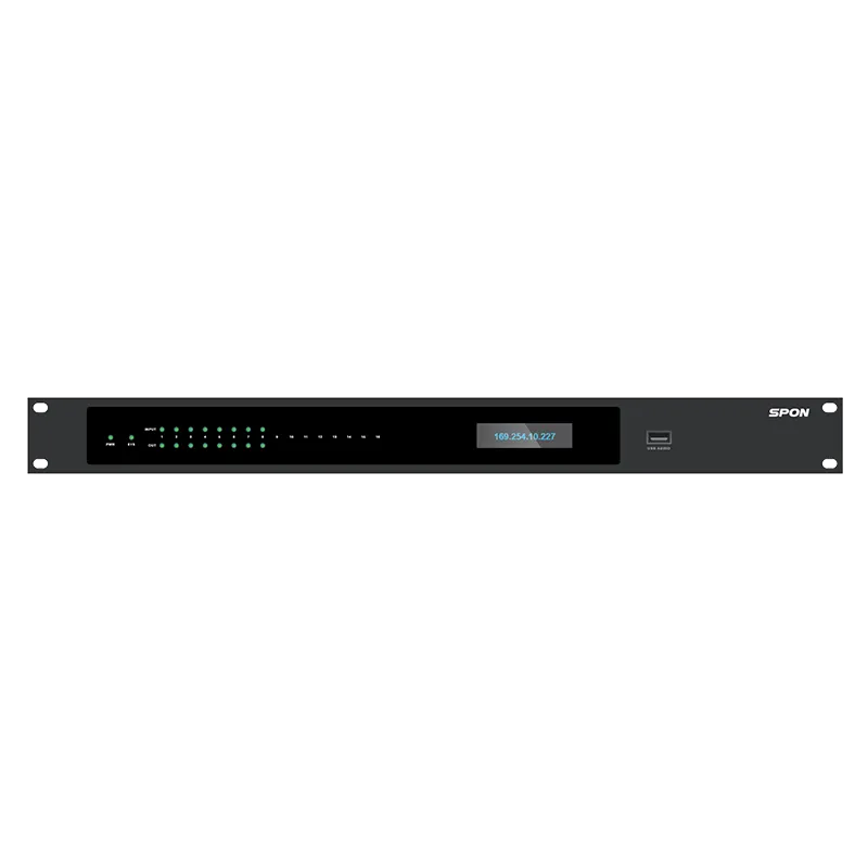 Bộ ma trận xử lý âm thanh kỹ thuật số 8x8 SPON SAP-F88